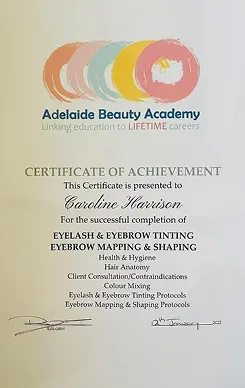 certificate of achievement