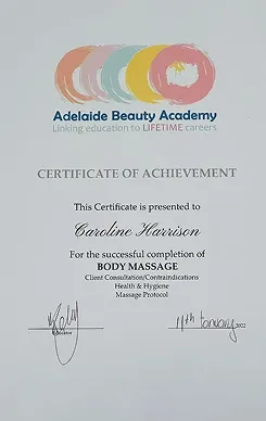 certificate of achievement